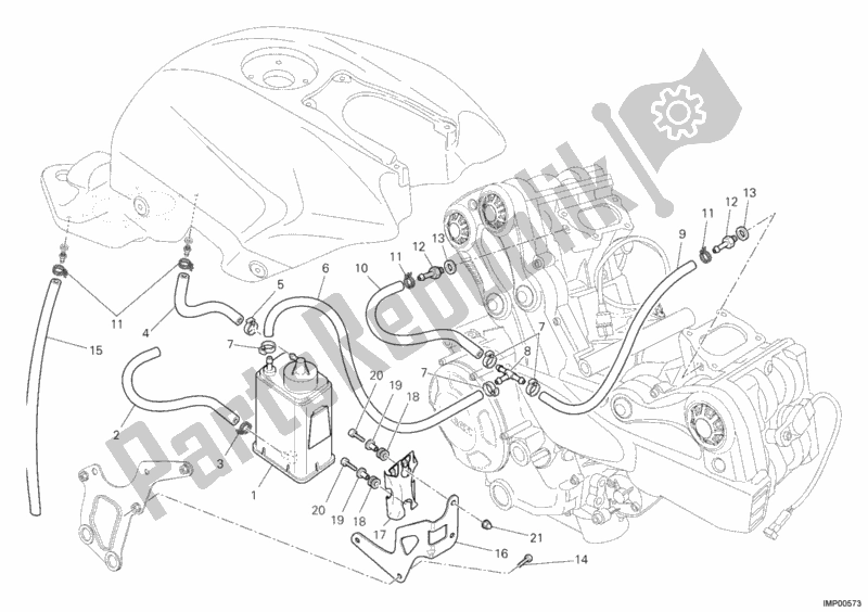 Todas las partes para Filtro De Recipiente de Ducati Streetfighter USA 1100 2011
